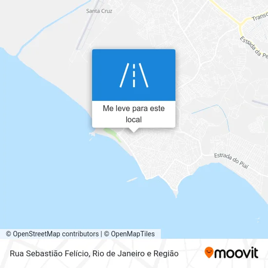 Rua Sebastião Felício mapa