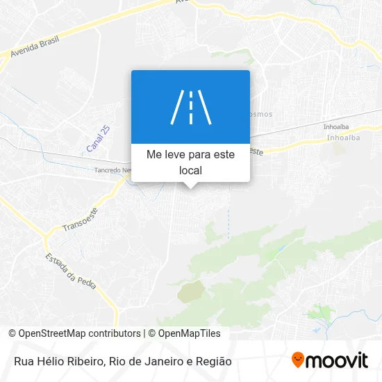 Rua Hélio Ribeiro mapa