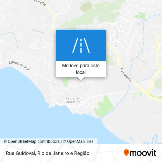 Rua Guidoval mapa