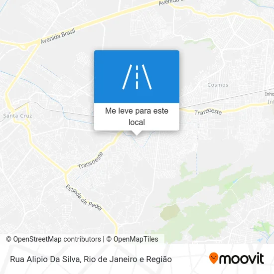 Rua Alipio Da Silva mapa