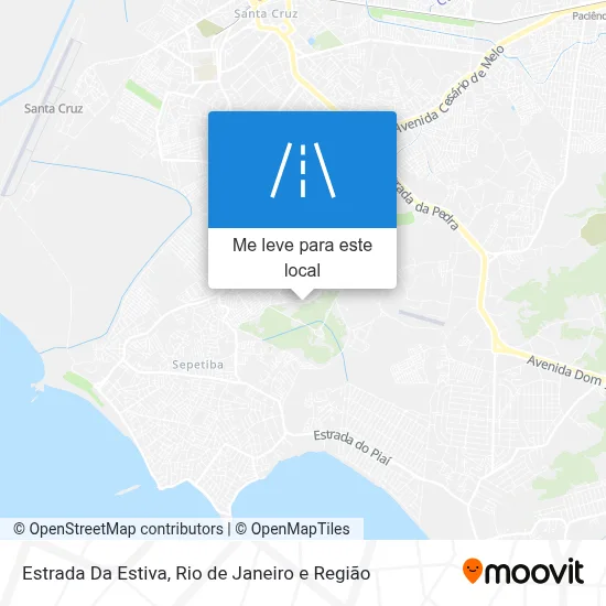 Estrada Da Estiva mapa