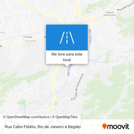 Rua Cabo Fidélis mapa