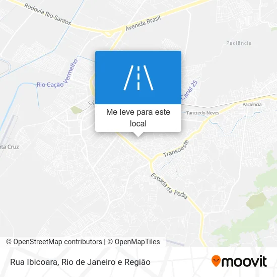 Rua Ibicoara mapa