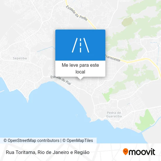 Rua Toritama mapa