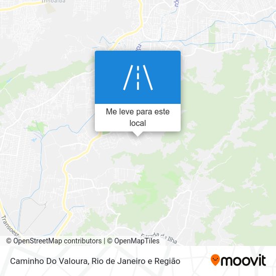 Caminho Do Valoura mapa