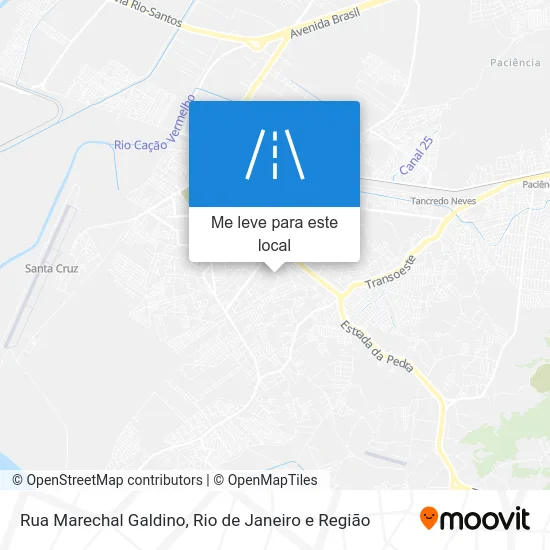 Rua Marechal Galdino mapa