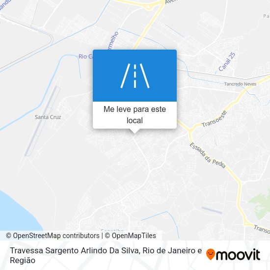 Travessa Sargento Arlindo Da Silva mapa