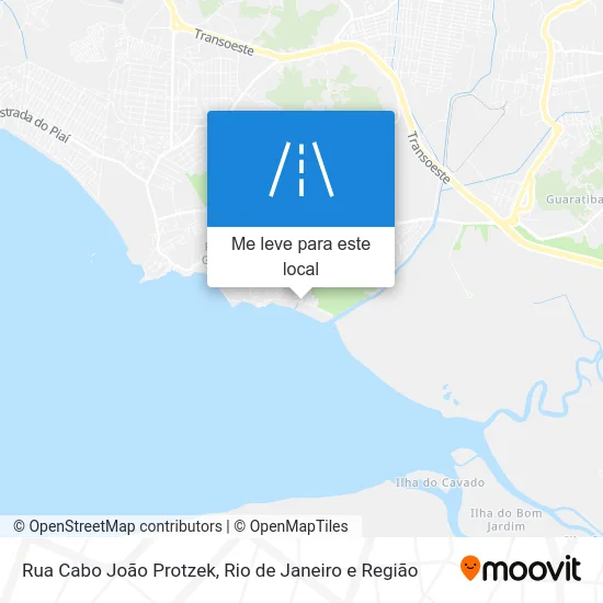 Rua Cabo João Protzek mapa