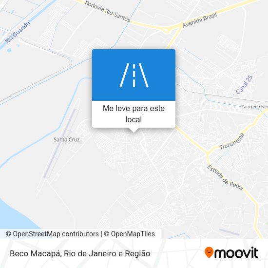 Beco Macapá mapa