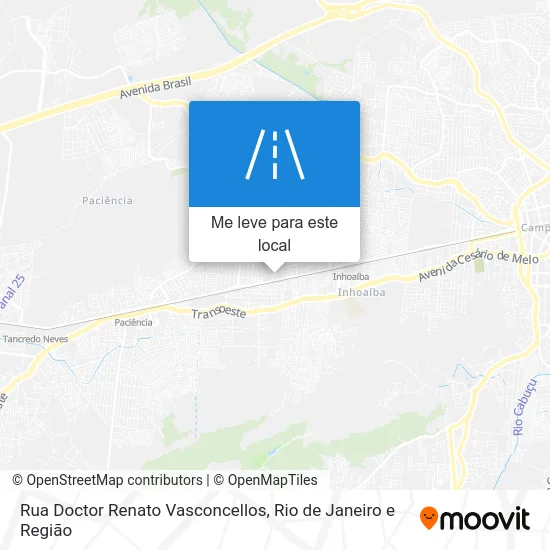 Rua Doctor Renato Vasconcellos mapa