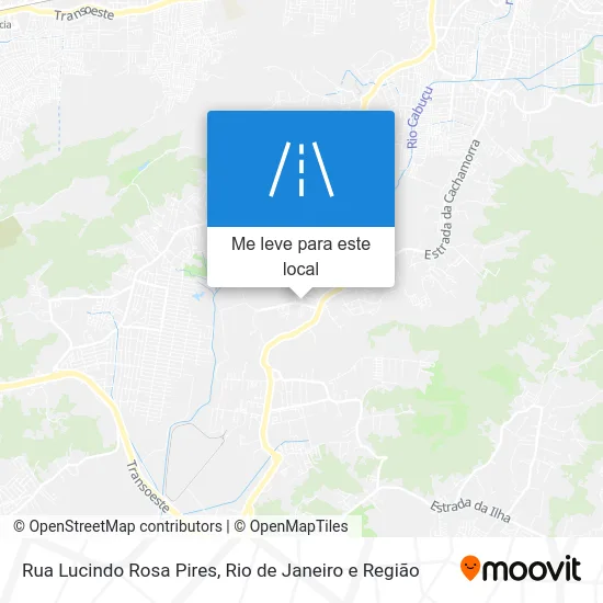 Rua Lucindo Rosa Pires mapa
