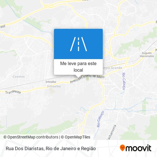 Rua Dos Diaristas mapa