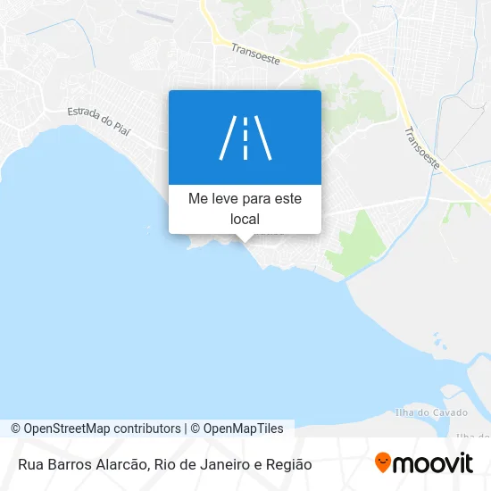 Rua Barros Alarcão mapa