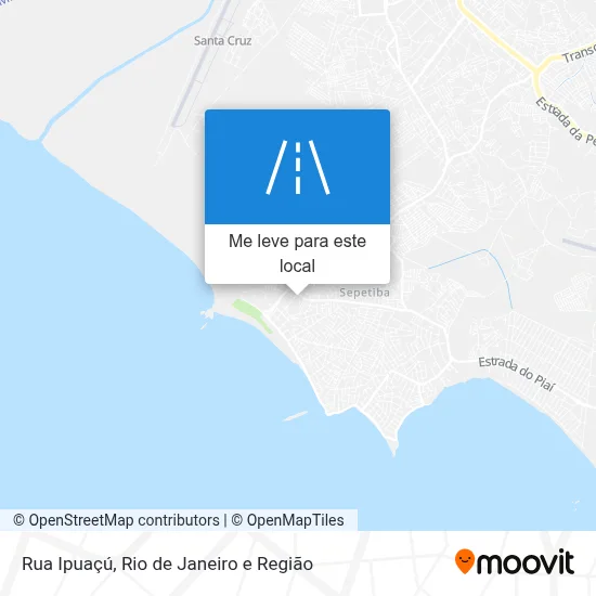 Rua Ipuaçú mapa