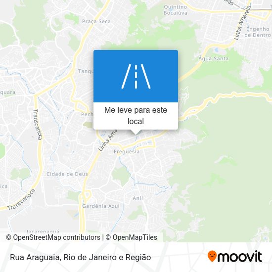 Rua Araguaia mapa