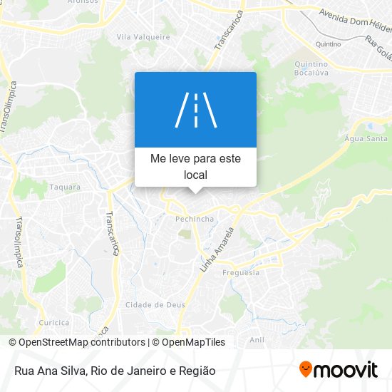 Rua Ana Silva mapa