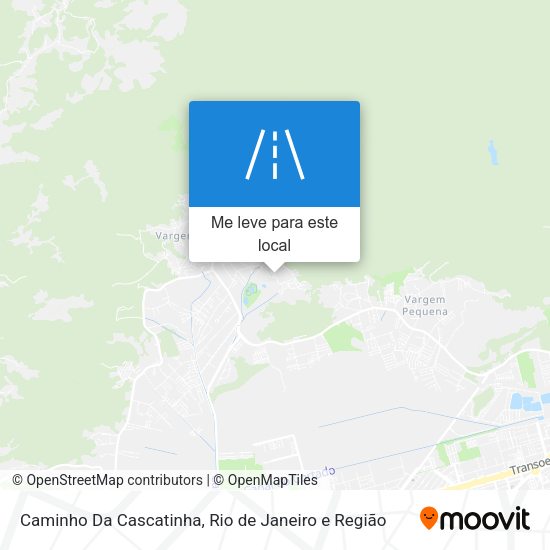 Caminho Da Cascatinha mapa