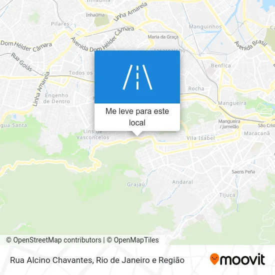 Rua Alcino Chavantes mapa