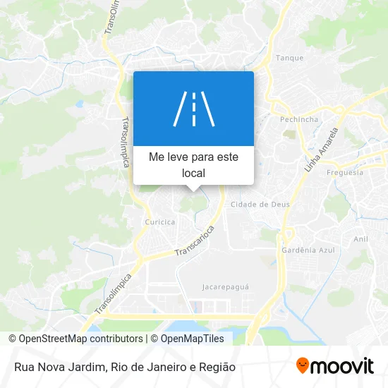 Rua Nova Jardim mapa