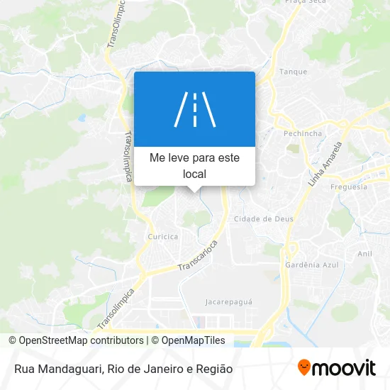 Rua Mandaguari mapa