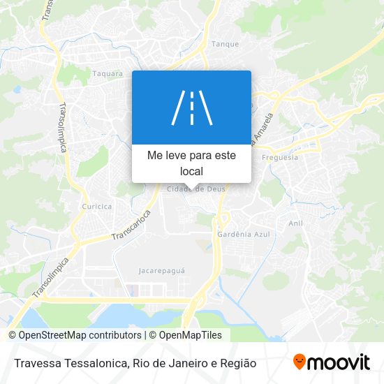 Travessa Tessalonica mapa