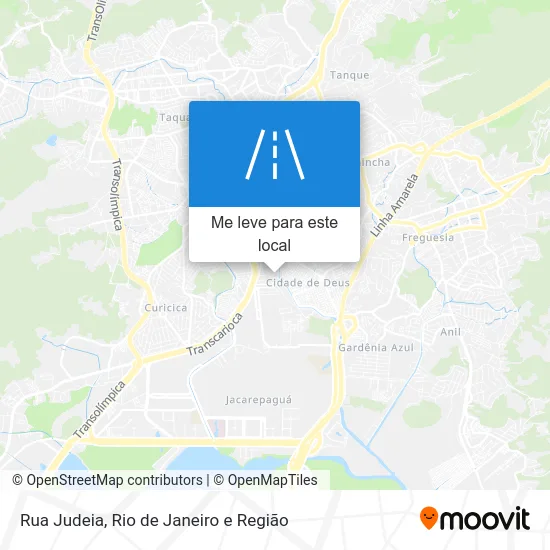 Rua Judeia mapa