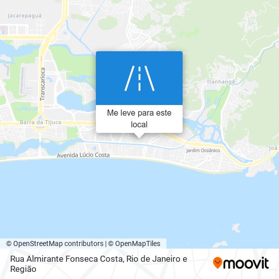 Rua Almirante Fonseca Costa mapa