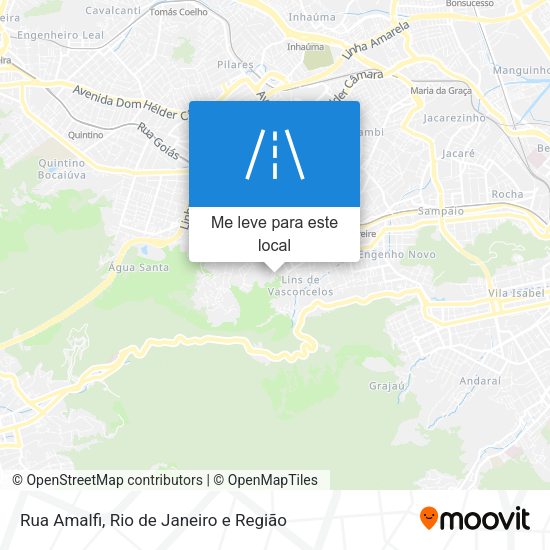 Rua Amalfi mapa
