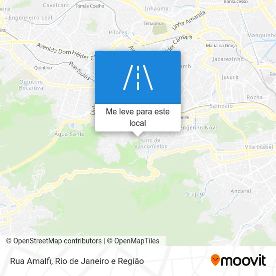 Rua Amalfi mapa