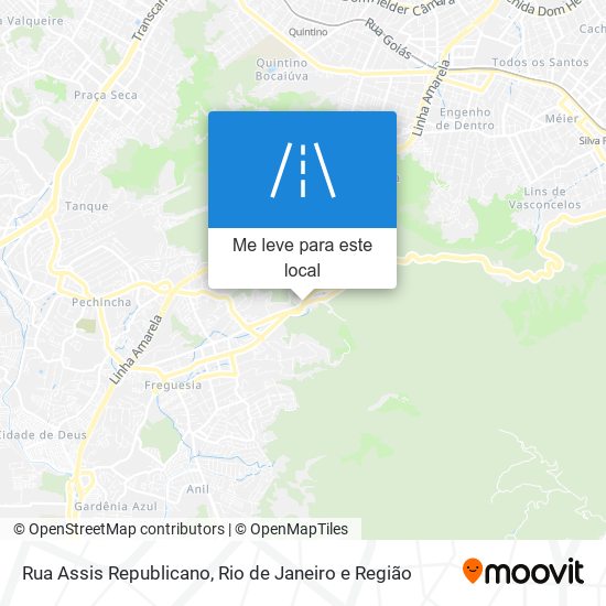 Rua Assis Republicano mapa