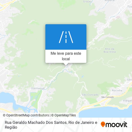 Rua Geraldo Machado Dos Santos mapa