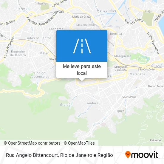 Rua Angelo Bittencourt mapa