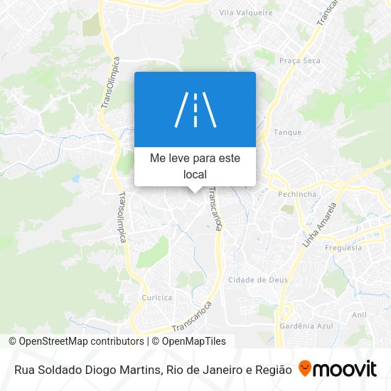 Rua Soldado Diogo Martins mapa