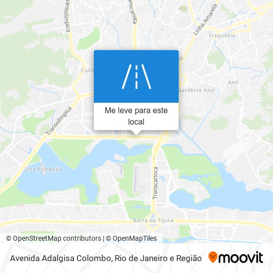 Avenida Adalgisa Colombo mapa