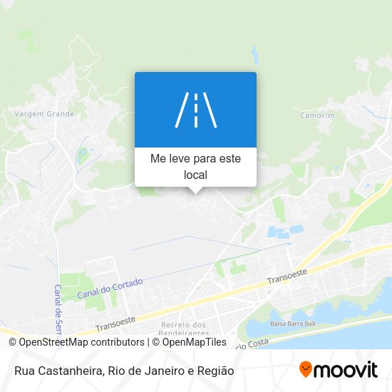 Rua Castanheira mapa