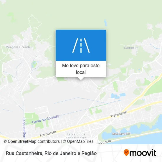 Rua Castanheira mapa