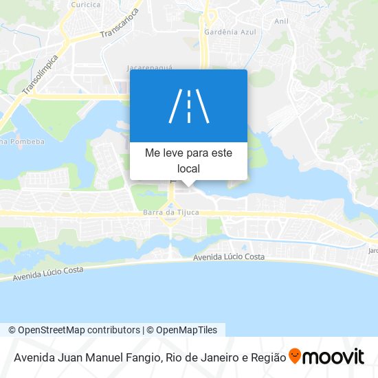 Avenida Juan Manuel Fangio mapa