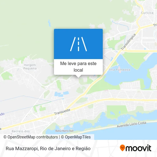 Rua Mazzaropi mapa