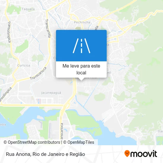 Rua Anona mapa