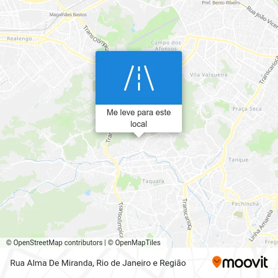Rua Alma De Miranda mapa