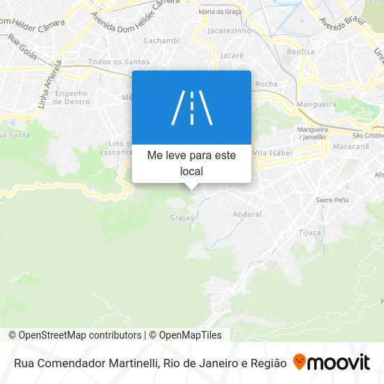 Rua Comendador Martinelli mapa