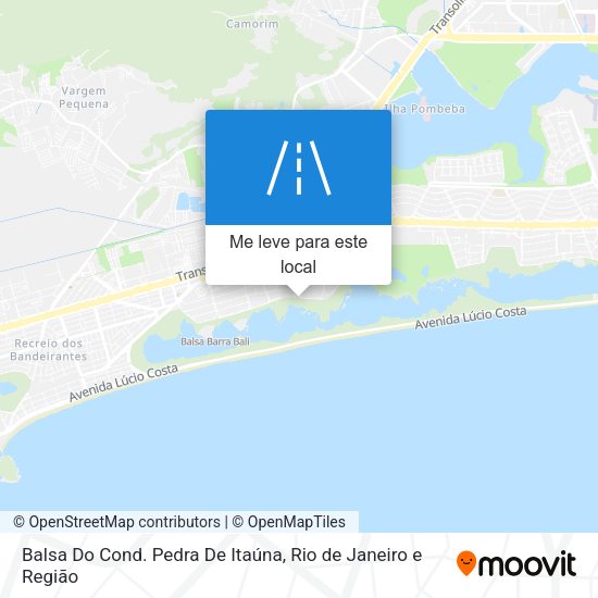 Balsa Do Cond. Pedra De Itaúna mapa