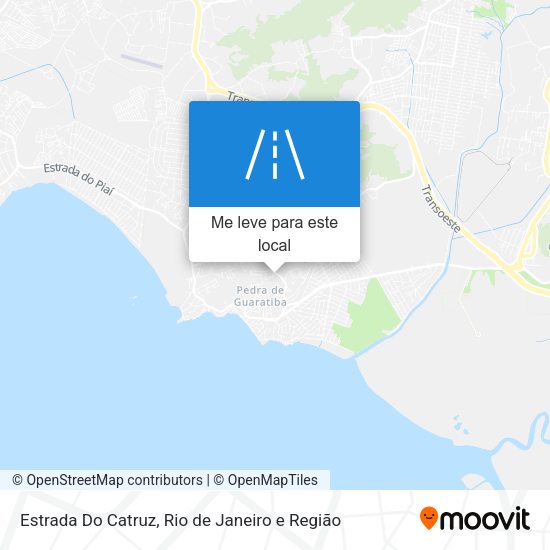 Estrada Do Catruz mapa