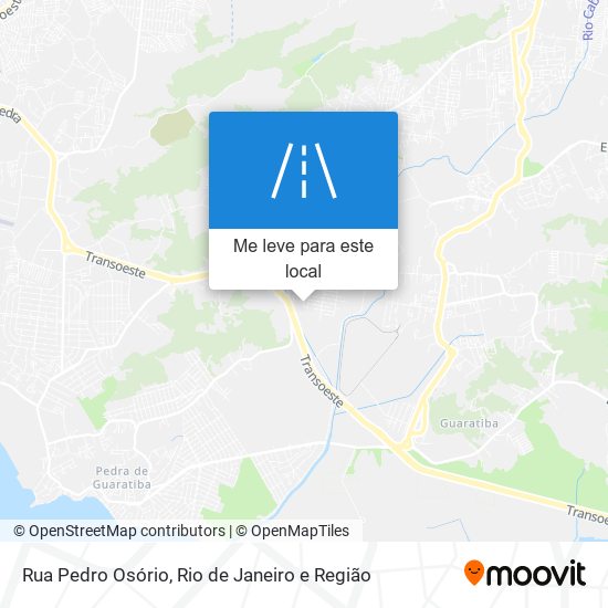 Rua Pedro Osório mapa