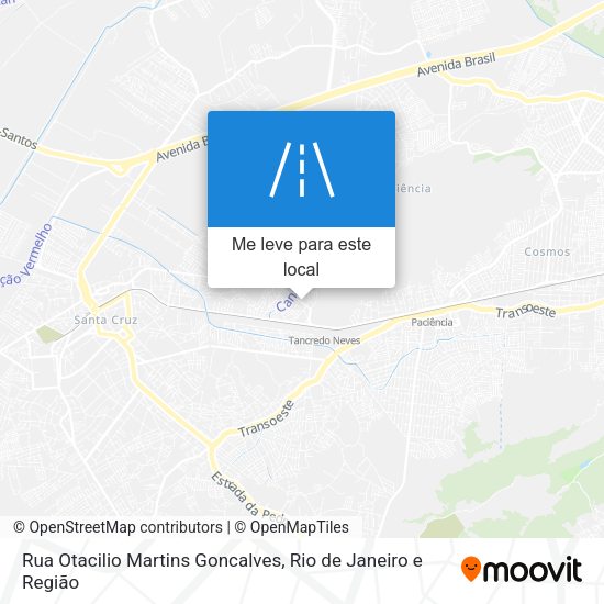 Rua Otacilio Martins Goncalves mapa