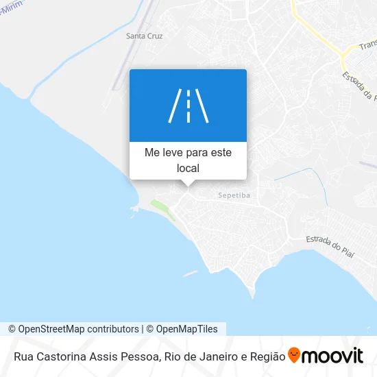Rua Castorina Assis Pessoa mapa