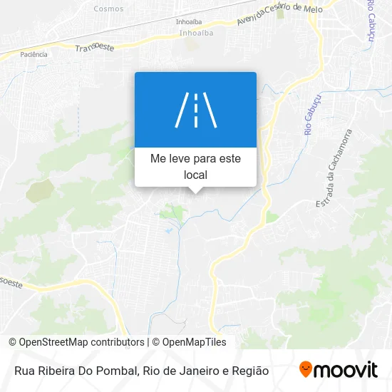 Rua Ribeira Do Pombal mapa