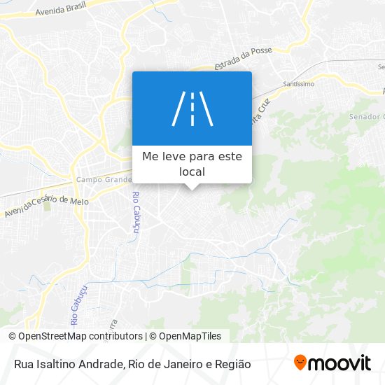 Rua Isaltino Andrade mapa