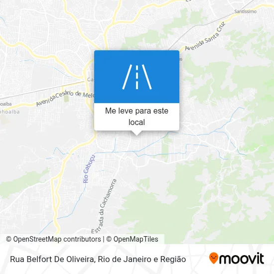 Rua Belfort De Oliveira mapa