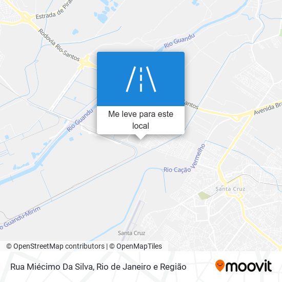 Rua Miécimo Da Silva mapa